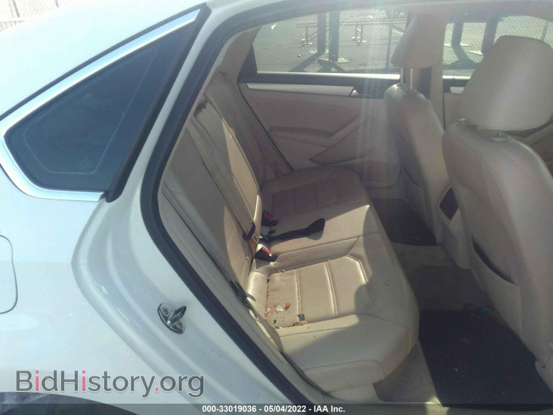 2013 VOLKSWAGEN PASSAT - VIN: 1VWBP7A32DC064113 - Фото 8