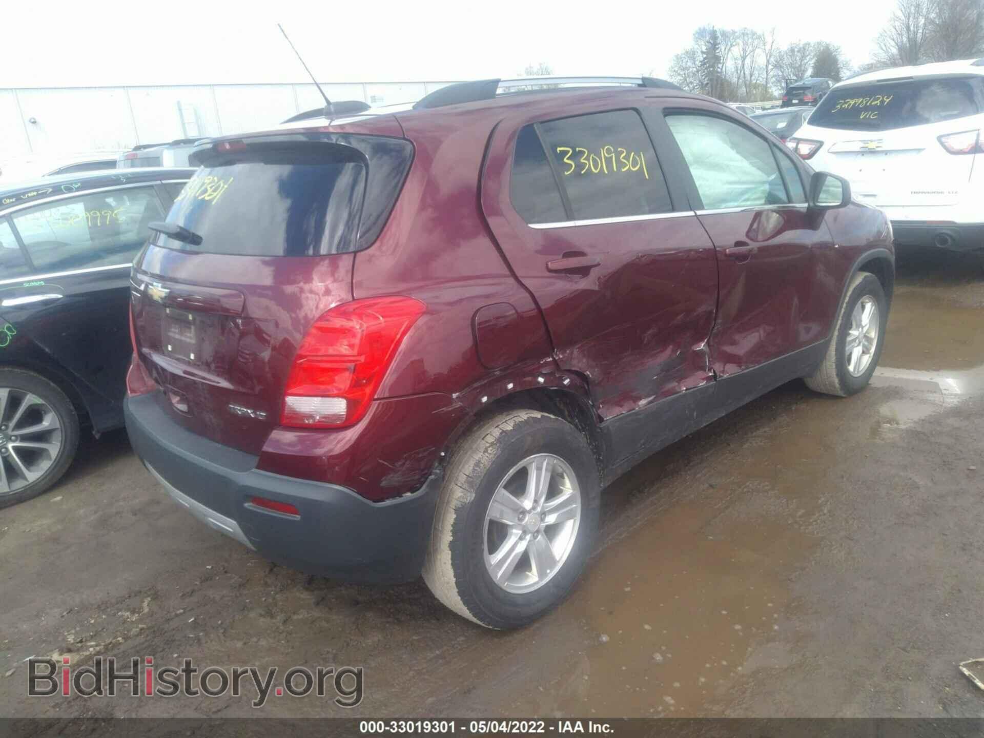 2016 CHEVROLET TRAX - VIN: 3GNCJLSB6GL244587 - Фото 4