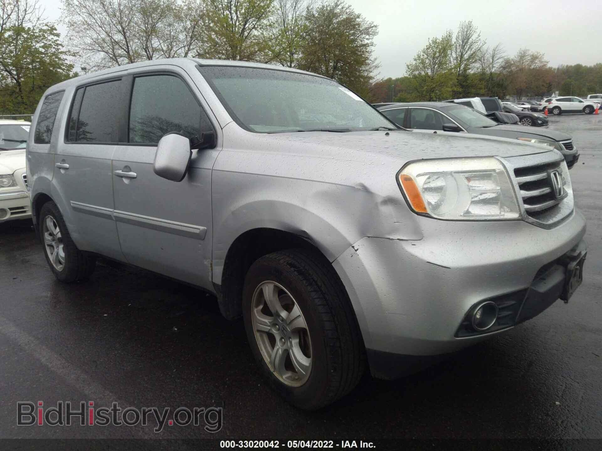 Фотография 5FNYF4H59CB041645 - HONDA PILOT 2012