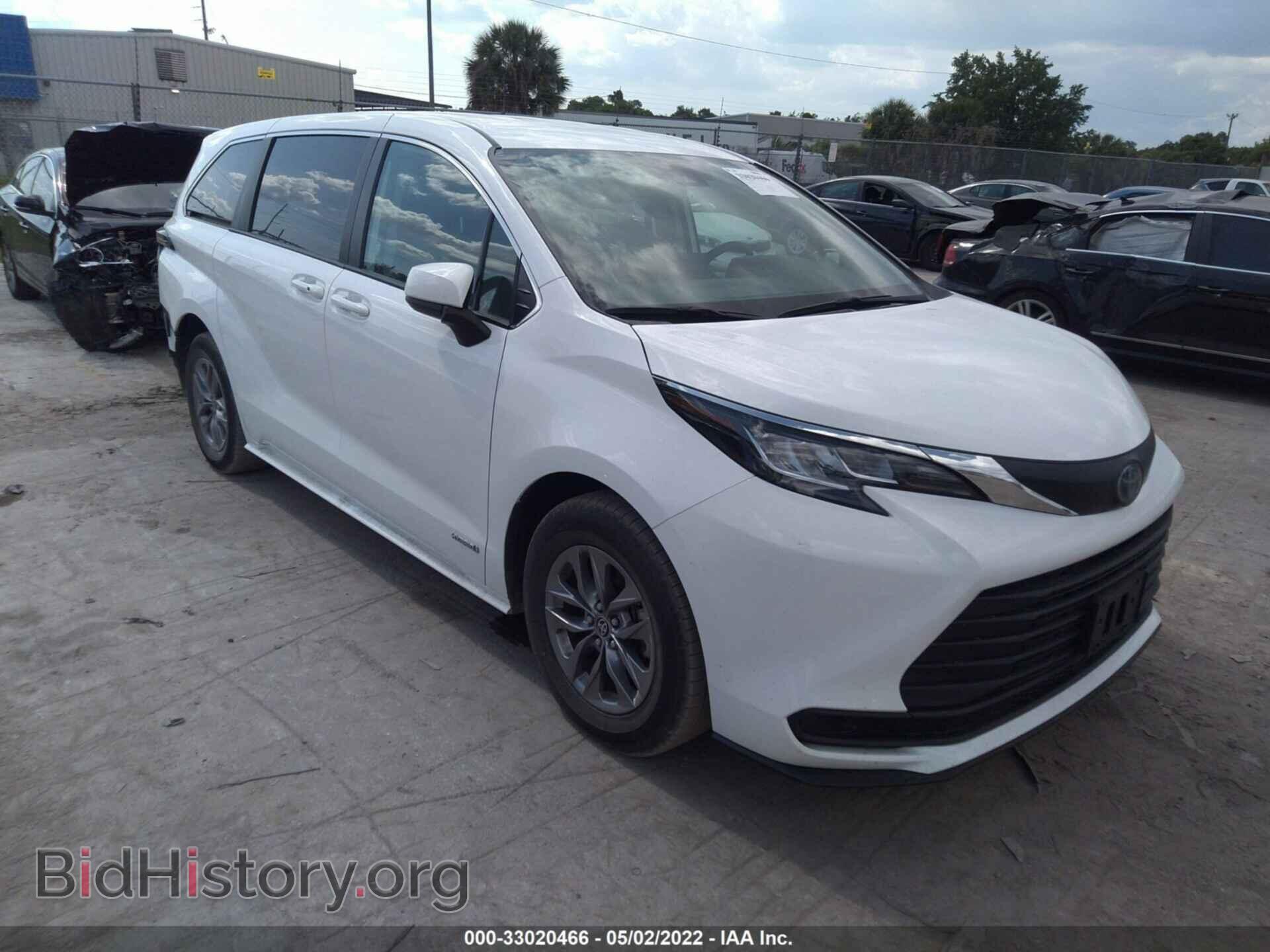 Фотография 5TDKRKEC5MS030174 - TOYOTA SIENNA 2021