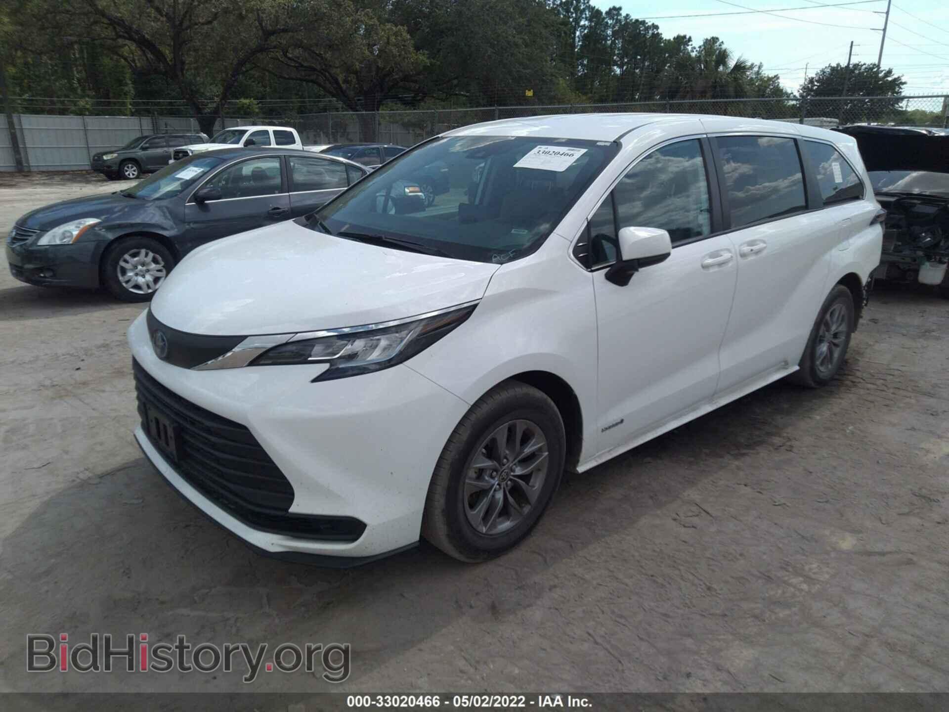 2021 TOYOTA SIENNA - VIN: 5TDKRKEC5MS030174 - Фото 2