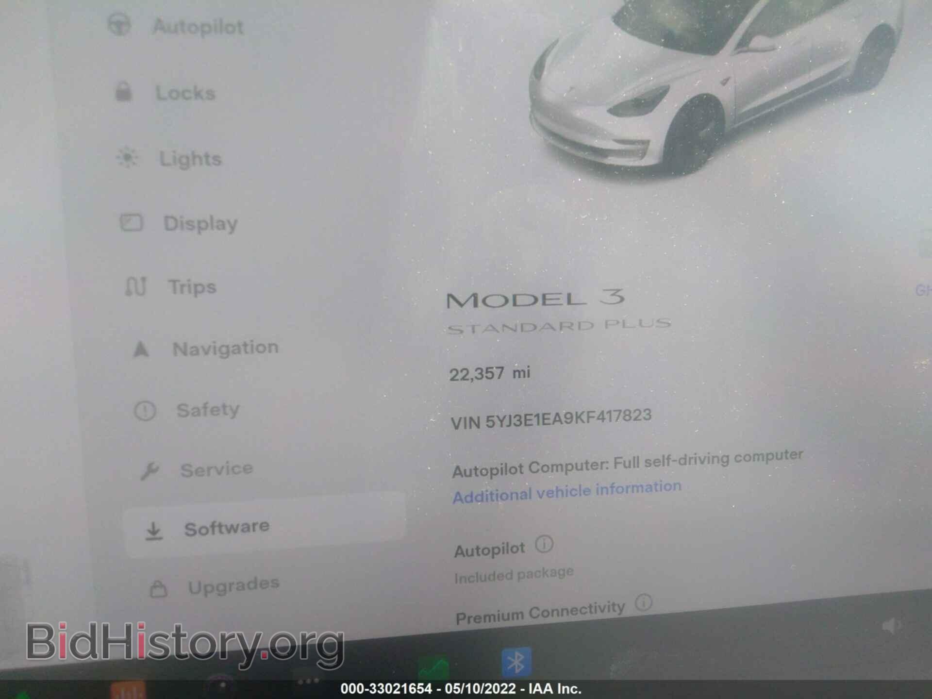 2019 TESLA MODEL 3 - VIN: 5YJ3E1EA9KF417823 - Photo 7