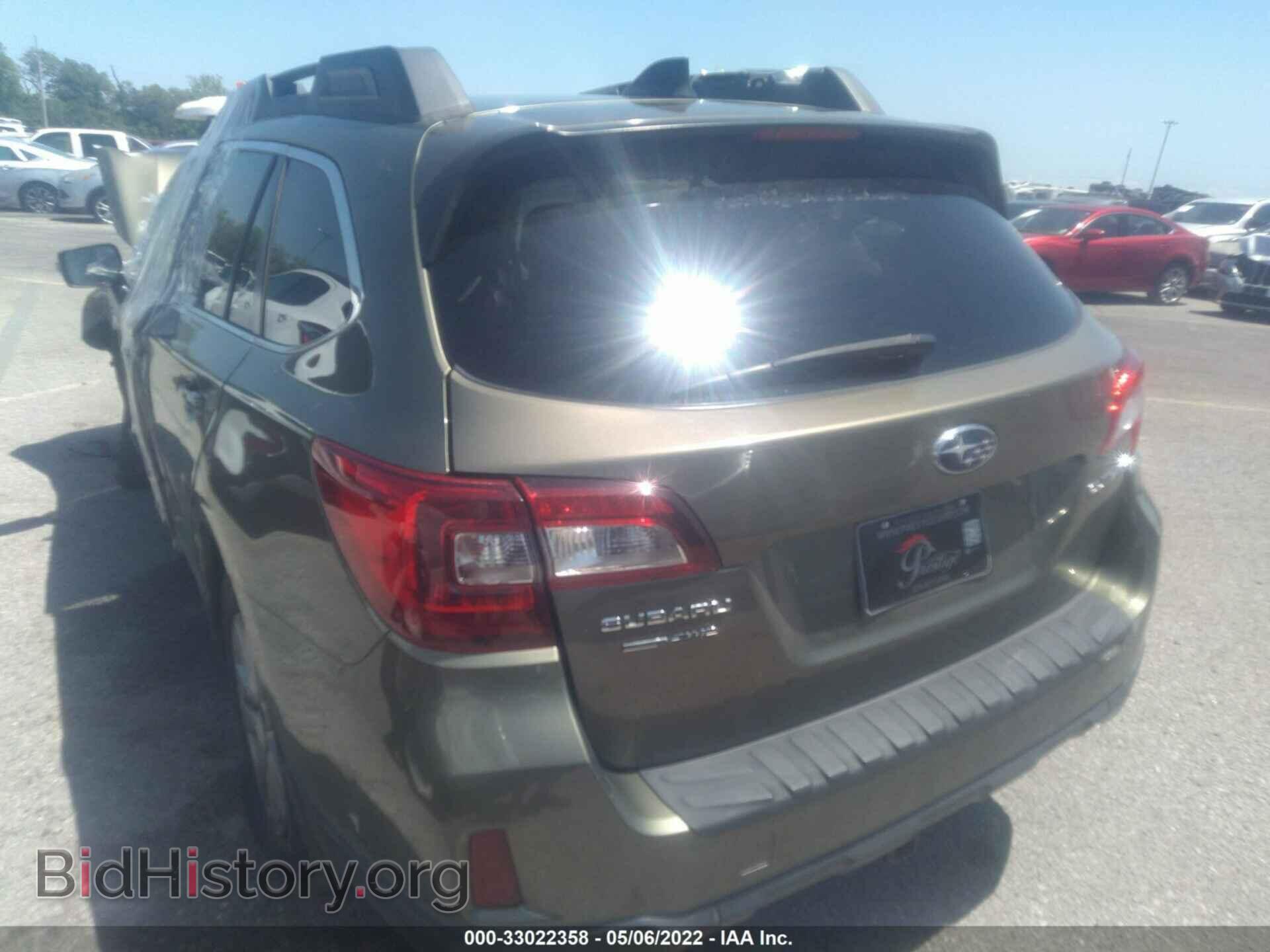 2016 SUBARU OUTBACK - VIN: 4S4BSBEC2G3230452 - Фото 4