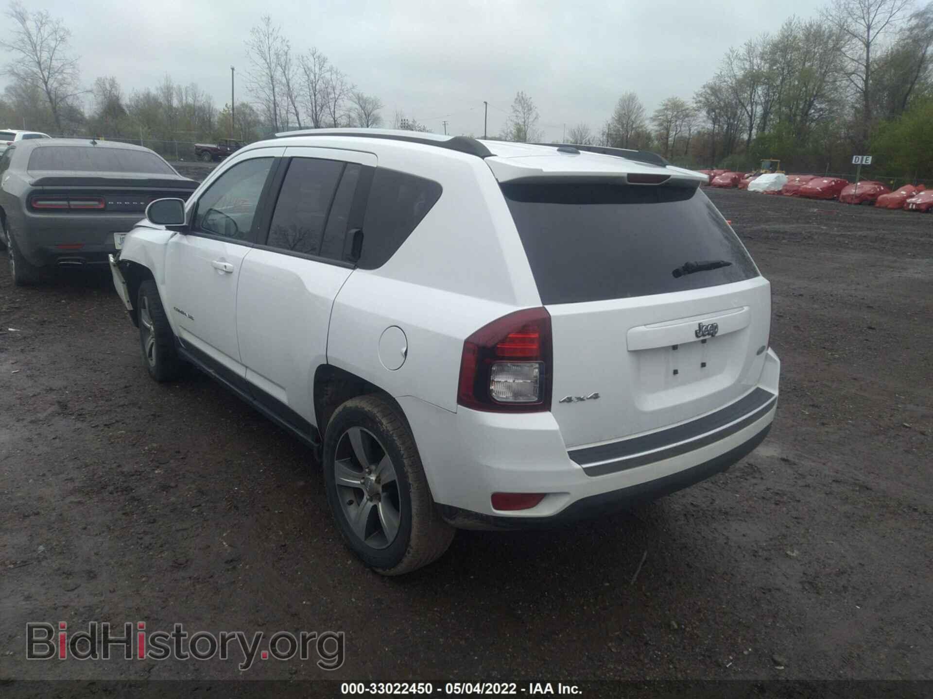 2016 JEEP COMPASS - VIN: 1C4NJDEB8GD595865 - Фото 3