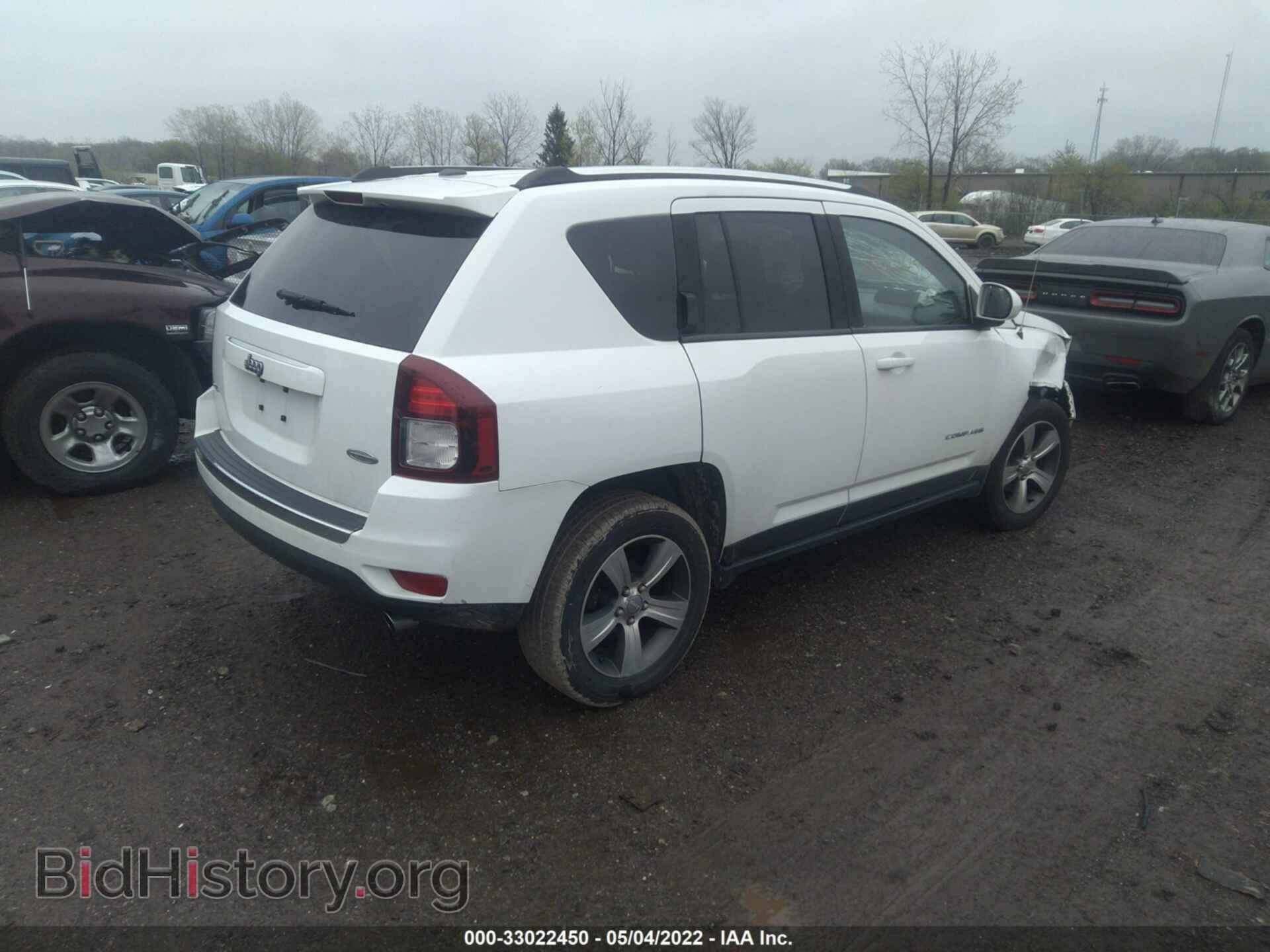 2016 JEEP COMPASS - VIN: 1C4NJDEB8GD595865 - Фото 4