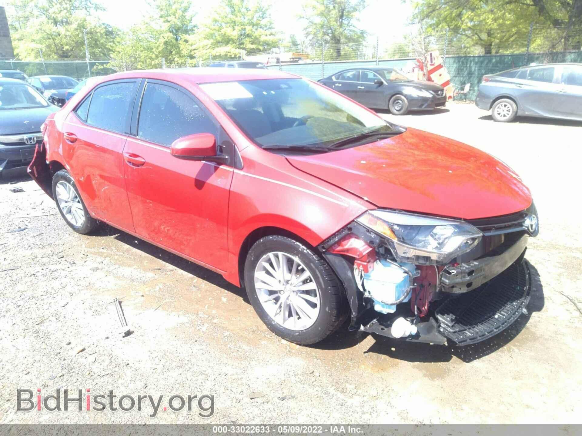 Photo 2T1BURHE3FC458566 - TOYOTA COROLLA 2015