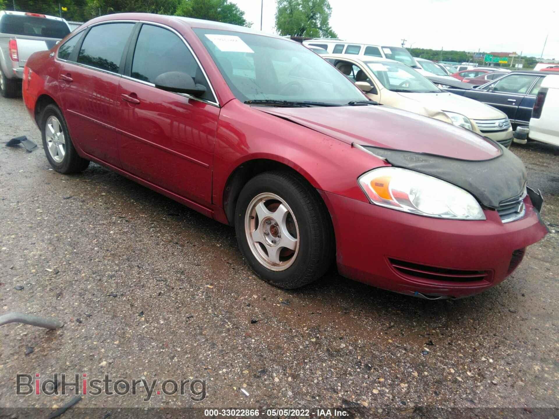 Photo 2G1WT55K169373497 - CHEVROLET IMPALA 2006