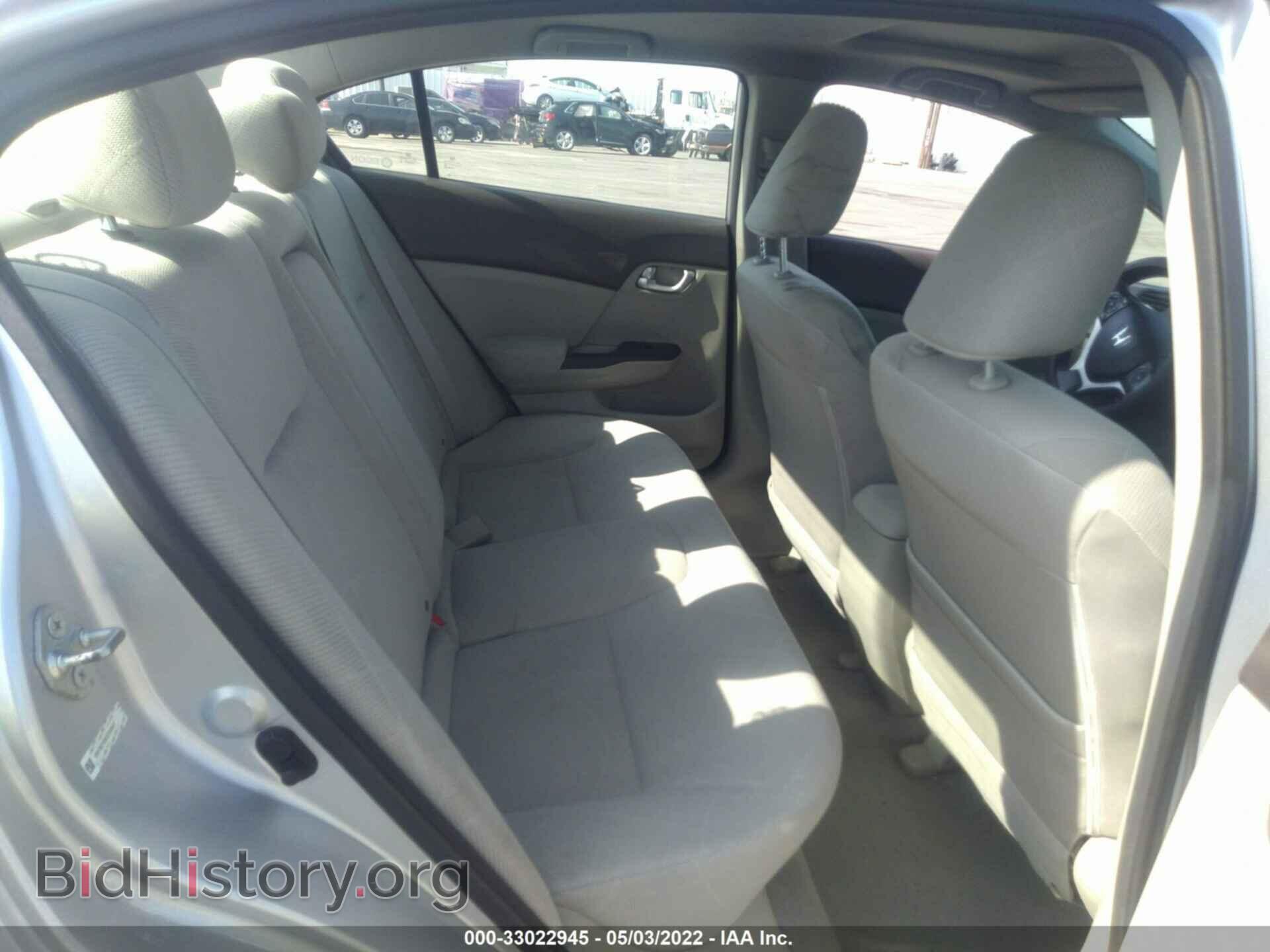 2012 HONDA CIVIC SDN - VIN: 19XFB2F89CE035547 - Фото 8