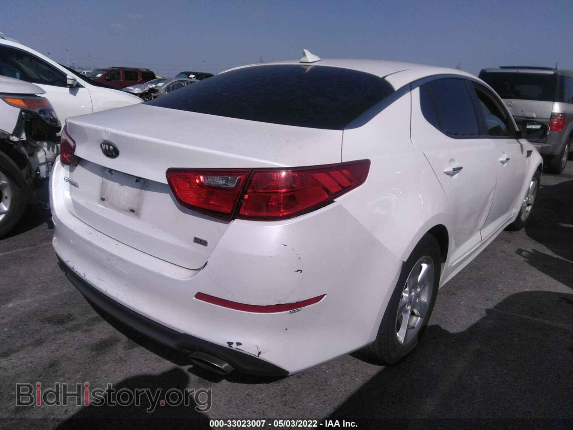 2015 KIA OPTIMA - VIN: KNAGM4A73F5597045 - Фото 4