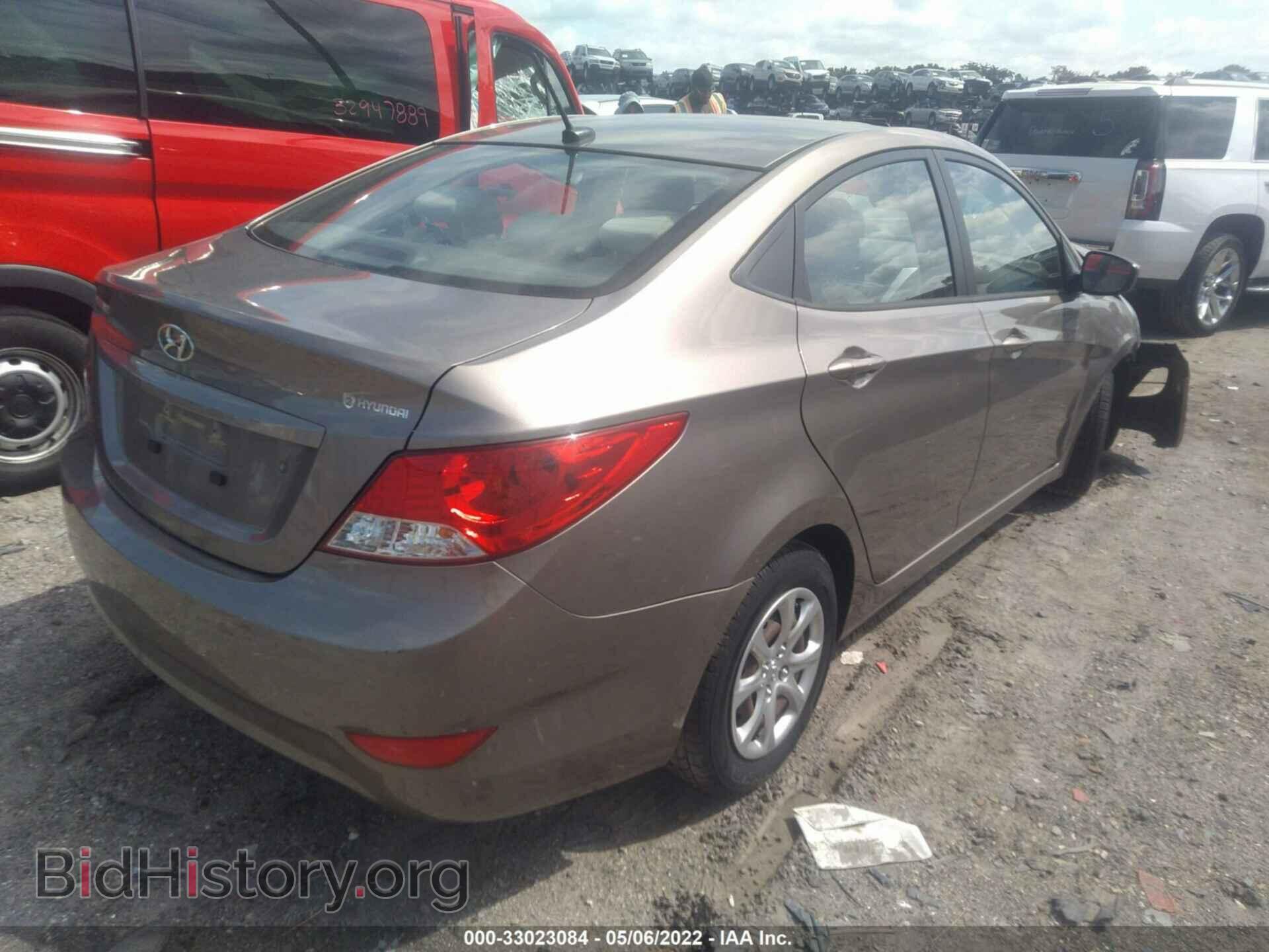 2014 HYUNDAI ACCENT - VIN: KMHCT4AE3EU704520 - Фото 4