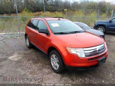 2008 Ford EDGE SE, orange — VIN 2FMDK36C88BB10900, IAAI
