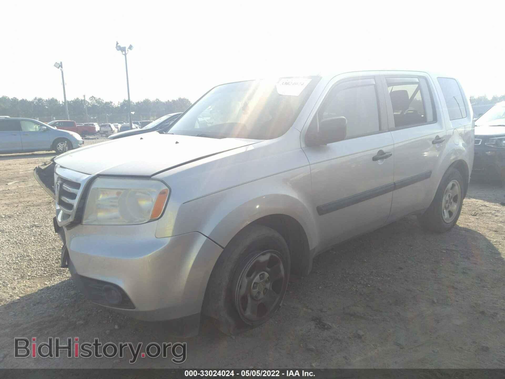 2013 HONDA PILOT - VIN: 5FNYF3H20DB044161 - Photo 2