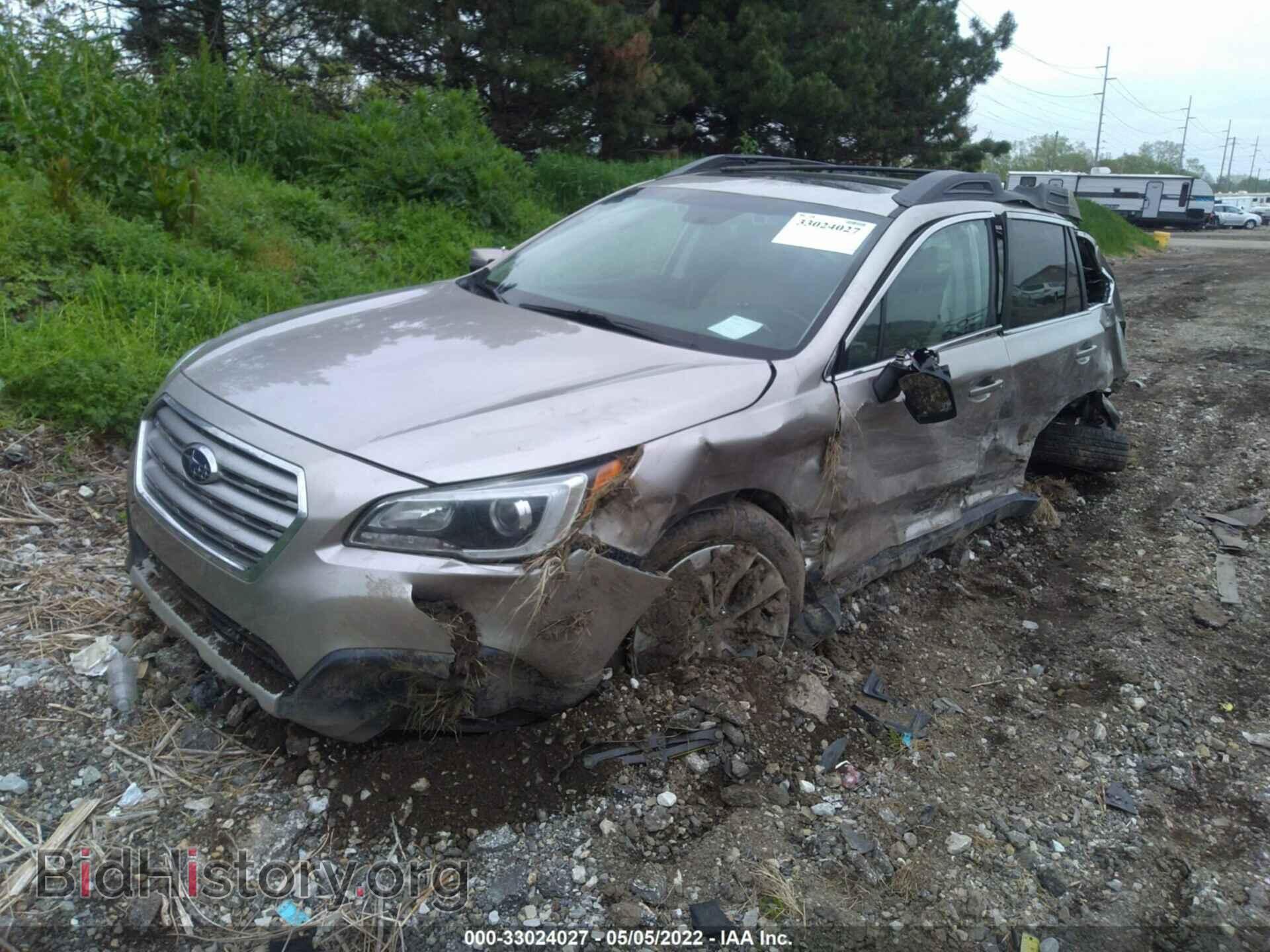 2016 SUBARU OUTBACK - VIN: 4S4BSBNC6G3264412 - Фото 2