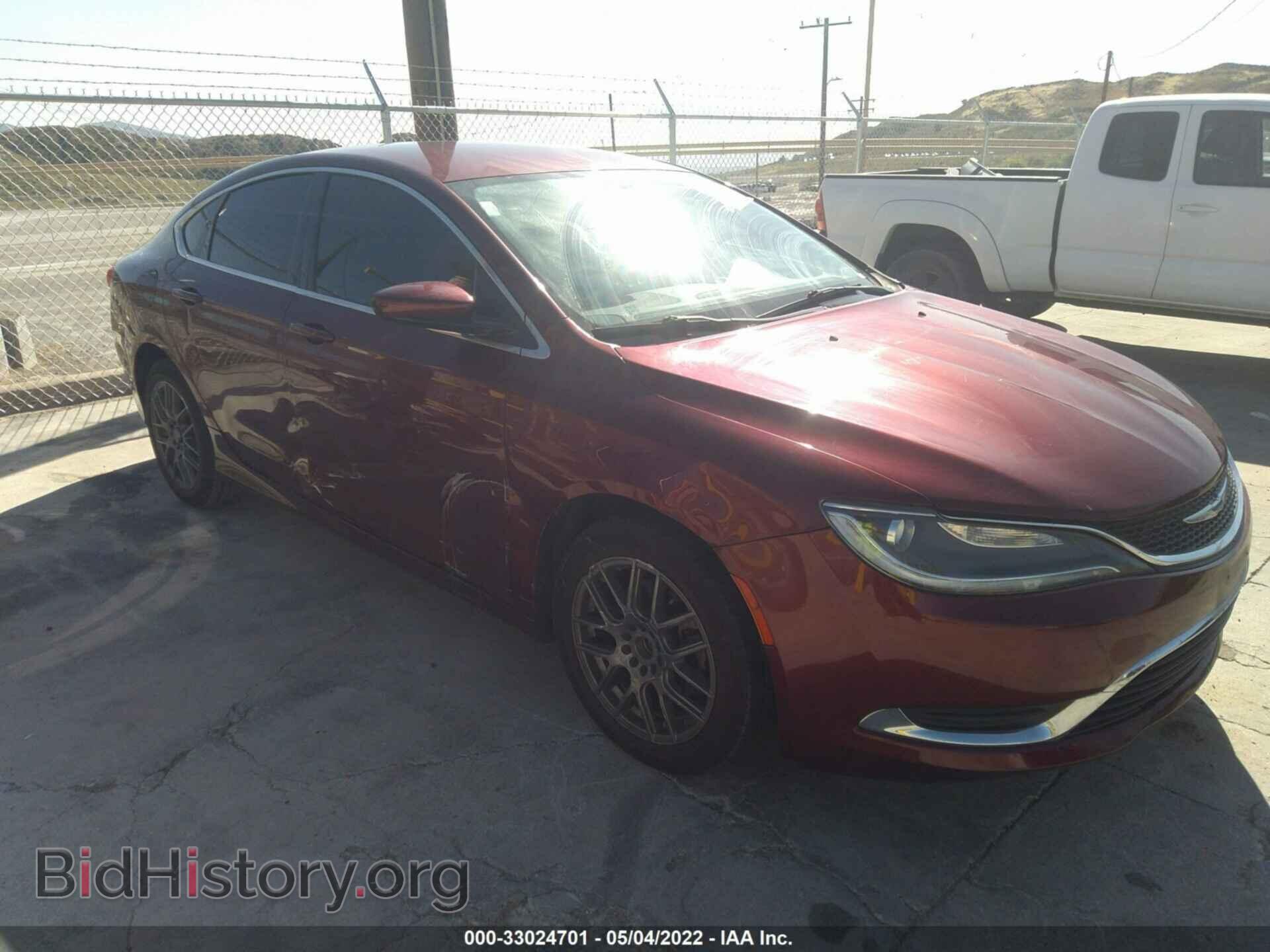 Фотография 1C3CCCAB7FN630670 - CHRYSLER 200 2015