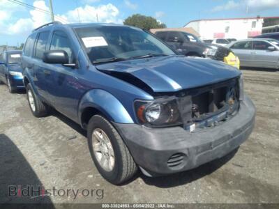 2007 Dodge DURANGO SXT, blue — VIN 1D8HD38P87F553448, IAAI