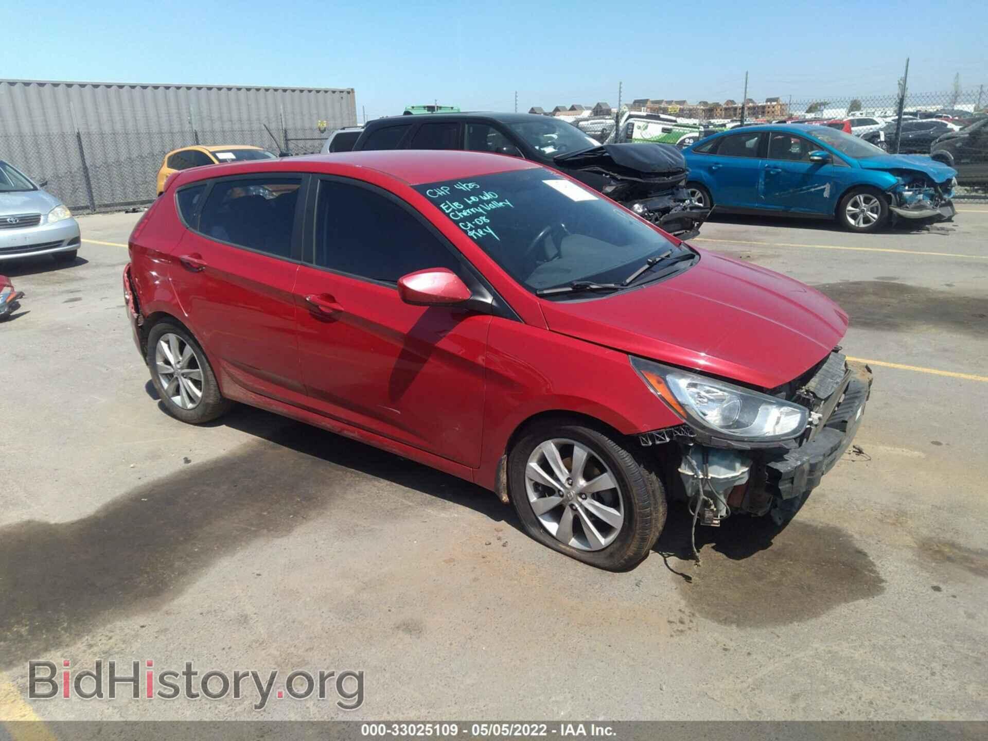 Фотография KMHCU5AE5CU035103 - HYUNDAI ACCENT 2012