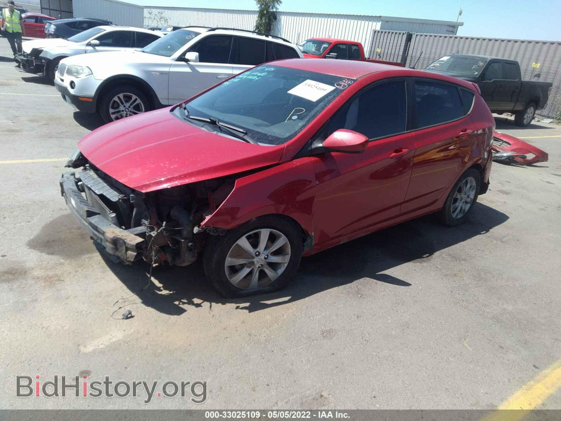 2012 HYUNDAI ACCENT - VIN: KMHCU5AE5CU035103 - Фото 2