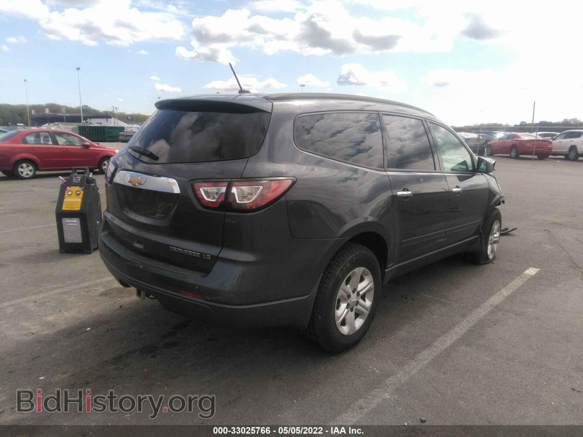 2013 CHEVROLET TRAVERSE - VIN: 1GNKRFED8DJ212634 - Фото 4