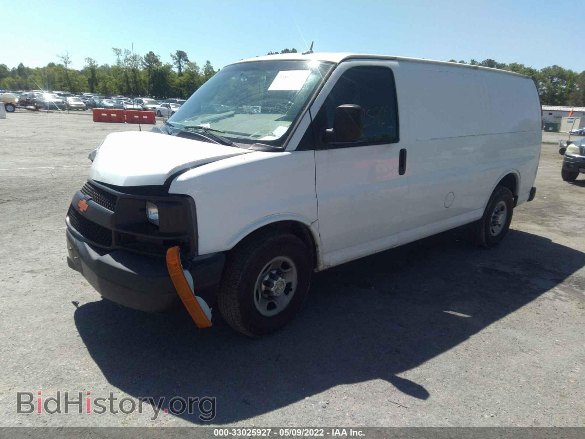 2013 CHEVROLET EXPRESS CARGO VAN - VIN: 1GCWGFFA6D1190038 - Фото 2