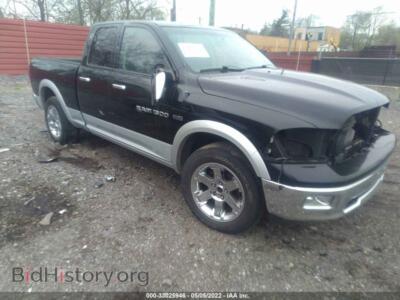 2012 RAM 1500 Laramie, черный — VIN 1C6RD7JT0CS198768, IAAI