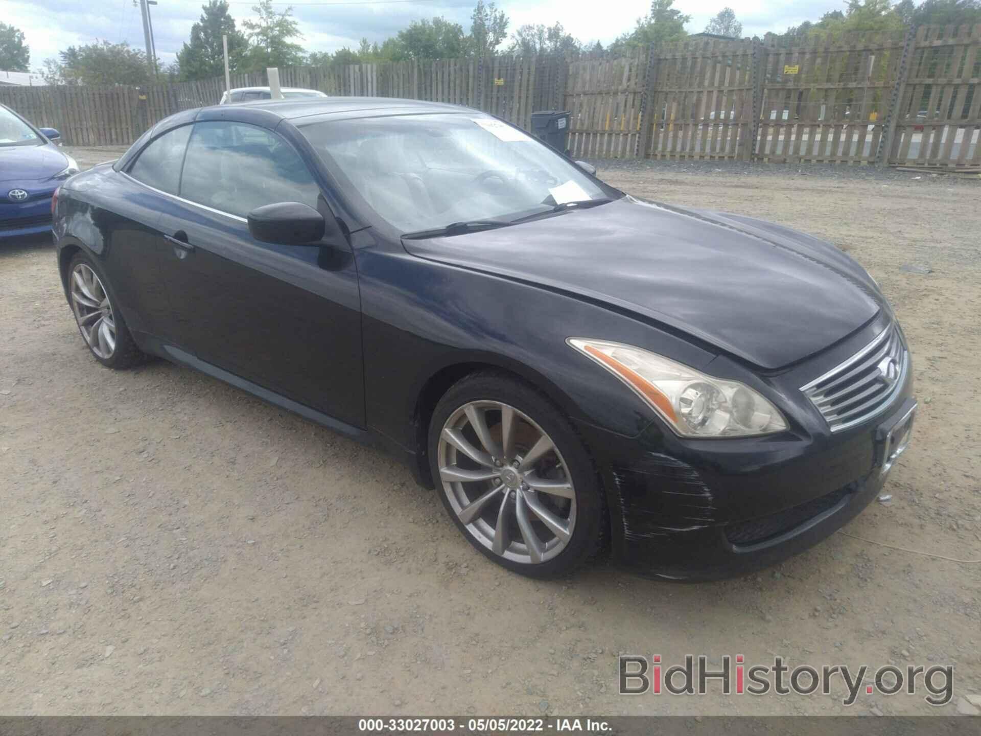 Photo JNKCV66E49M724735 - INFINITI G37 CONVERTIBLE 2009