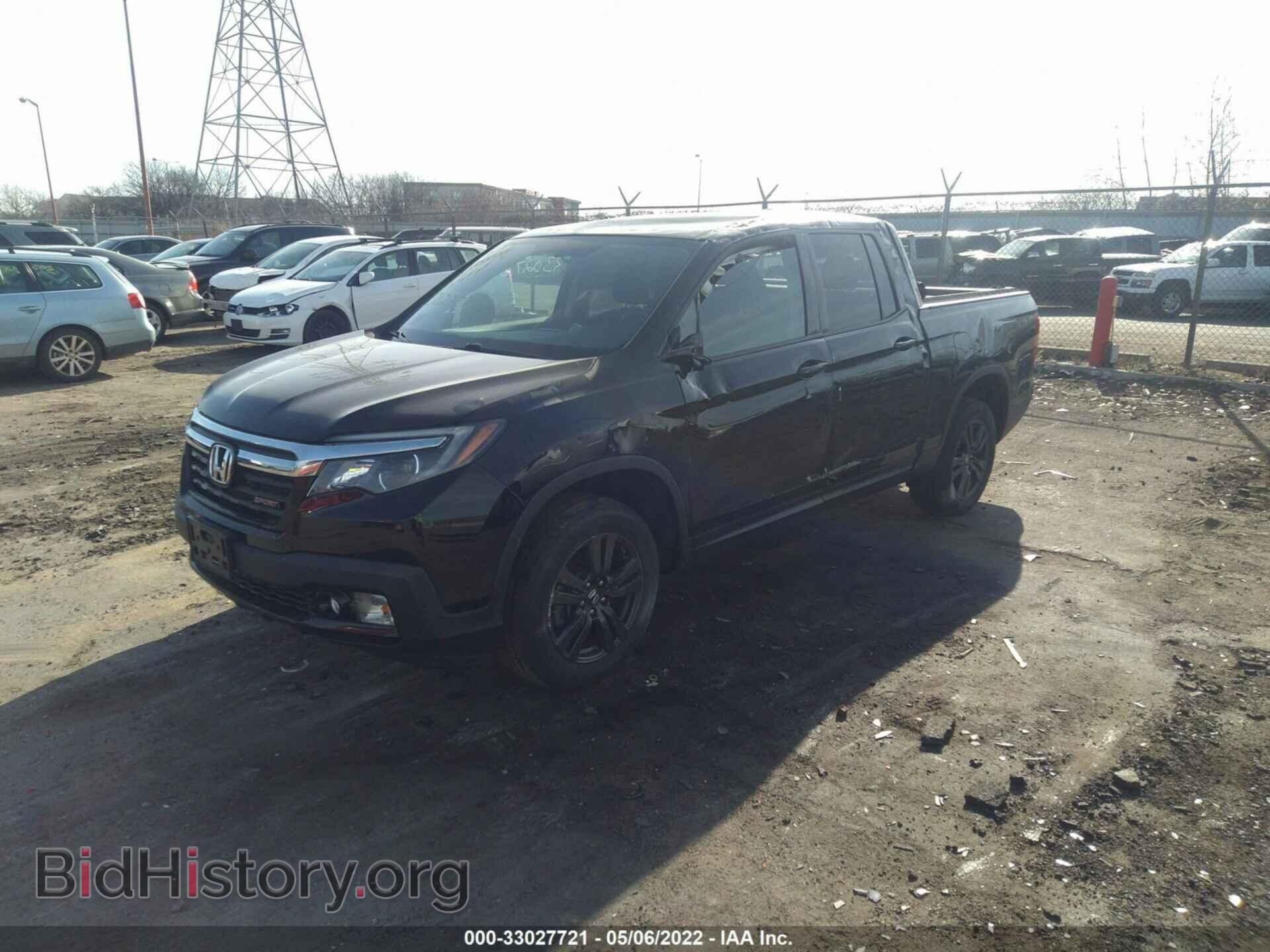 2019 HONDA RIDGELINE - VIN: 5FPYK3F17KB001883 - Фото 2