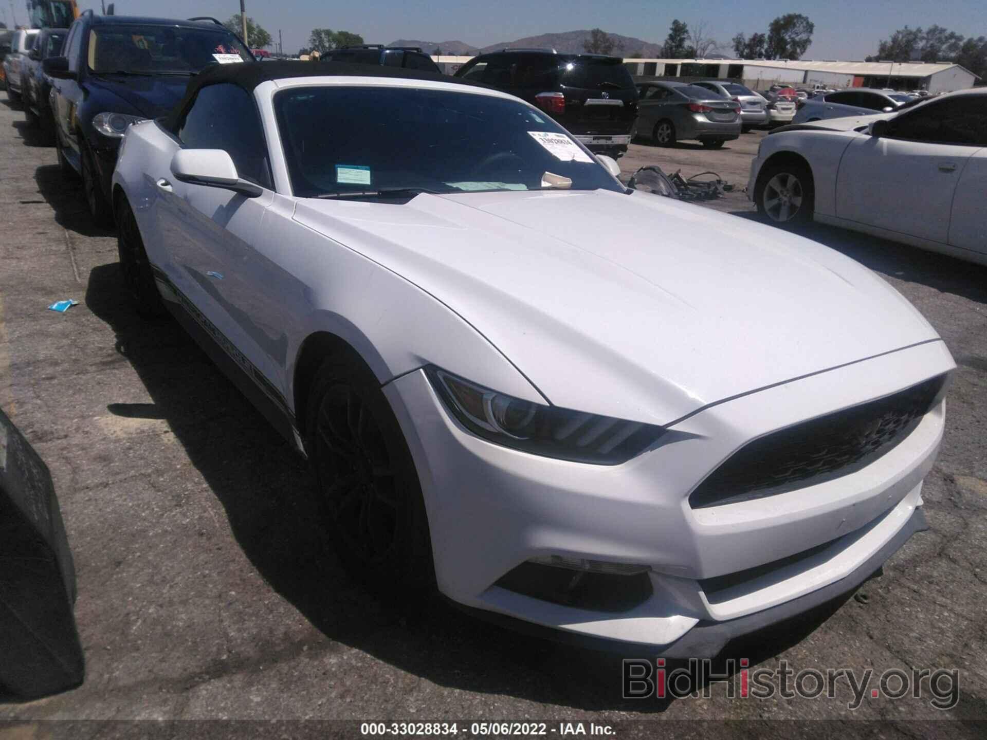 Photo 1FATP8UH6G5328906 - FORD MUSTANG 2016