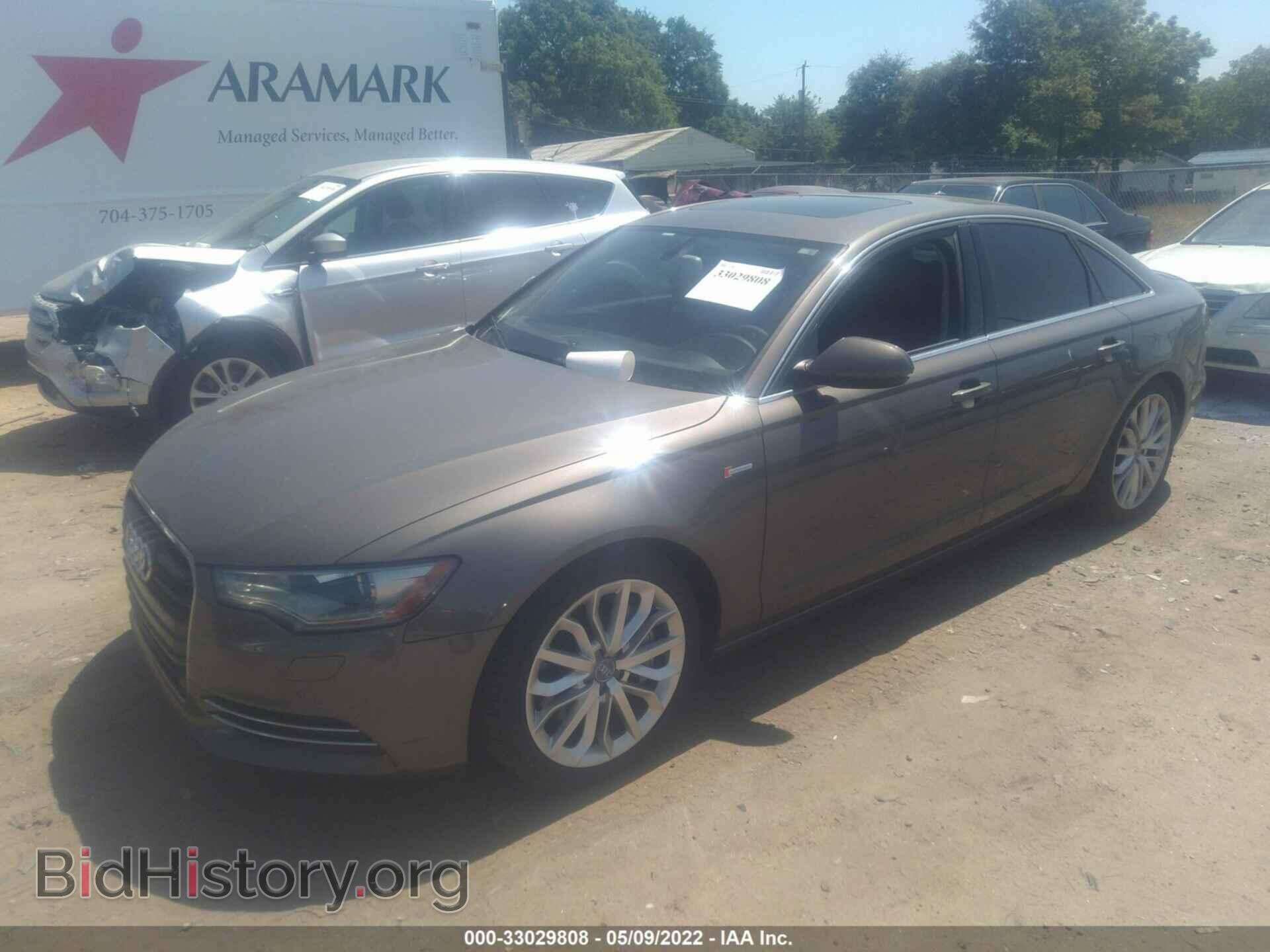 2012 AUDI A6 - VIN: WAUGGAFC7CN106919 - Фото 2