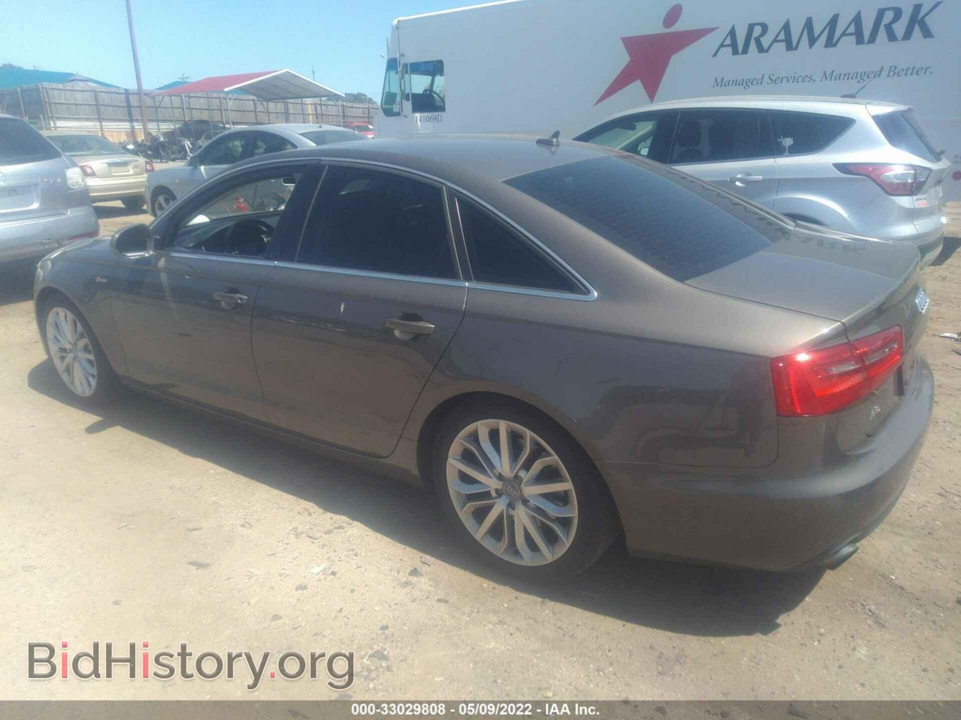 2012 AUDI A6 - VIN: WAUGGAFC7CN106919 - Фото 3