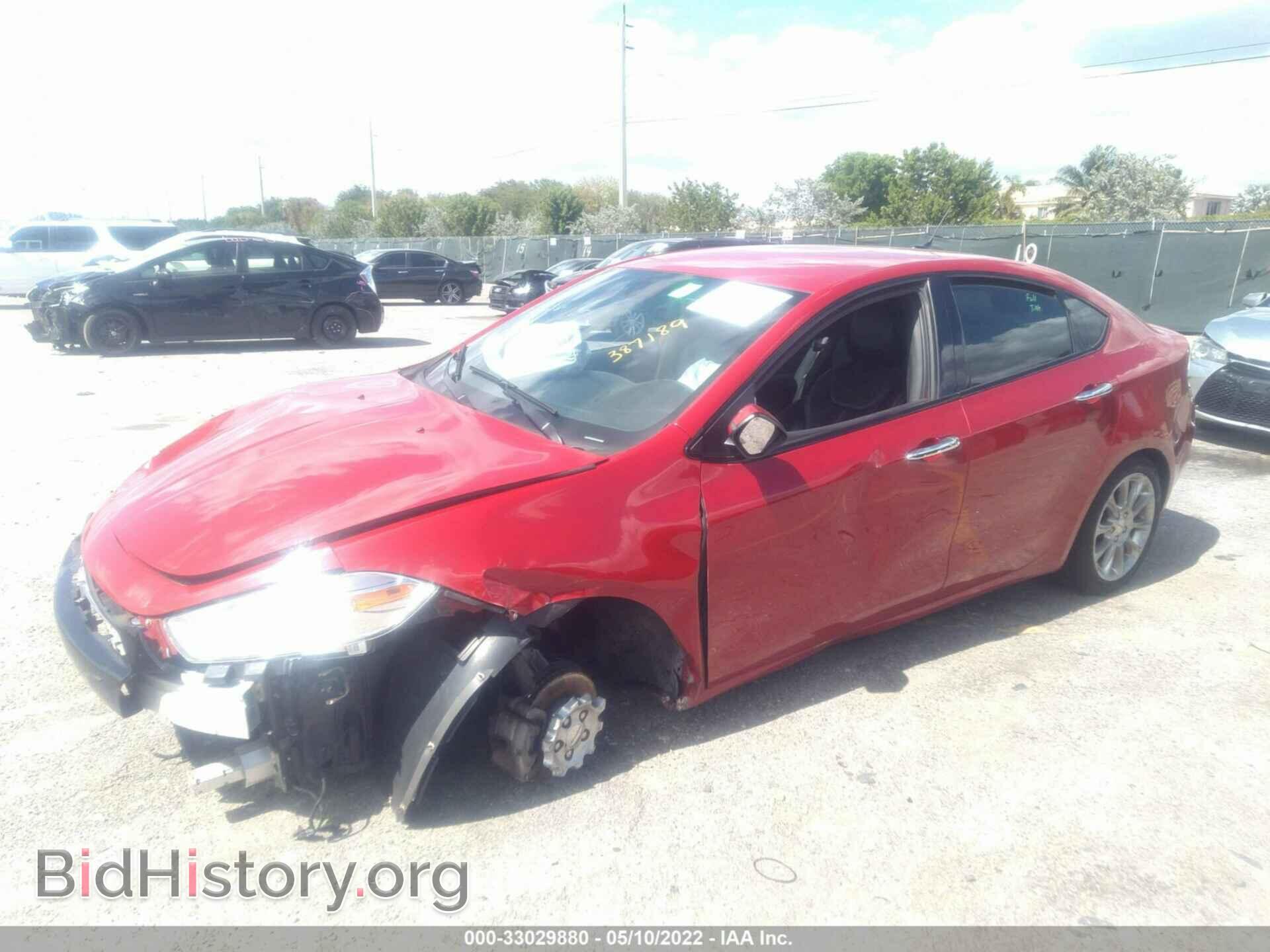 2013 DODGE DART - VIN: 1C3CDFCH3DD234237 - Фото 2