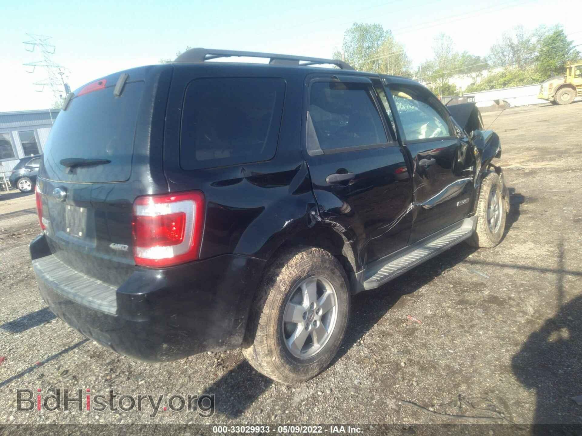 2008 FORD ESCAPE - VIN: 1FMCU93108KD22630 - Фото 4