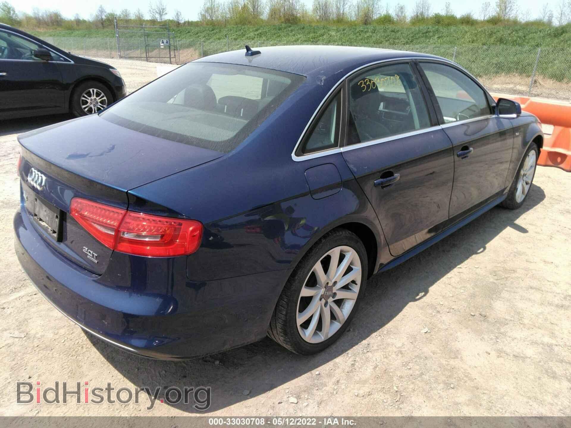 2014 AUDI A4 - VIN: WAUBFAFL3EN014867 - Фото 4