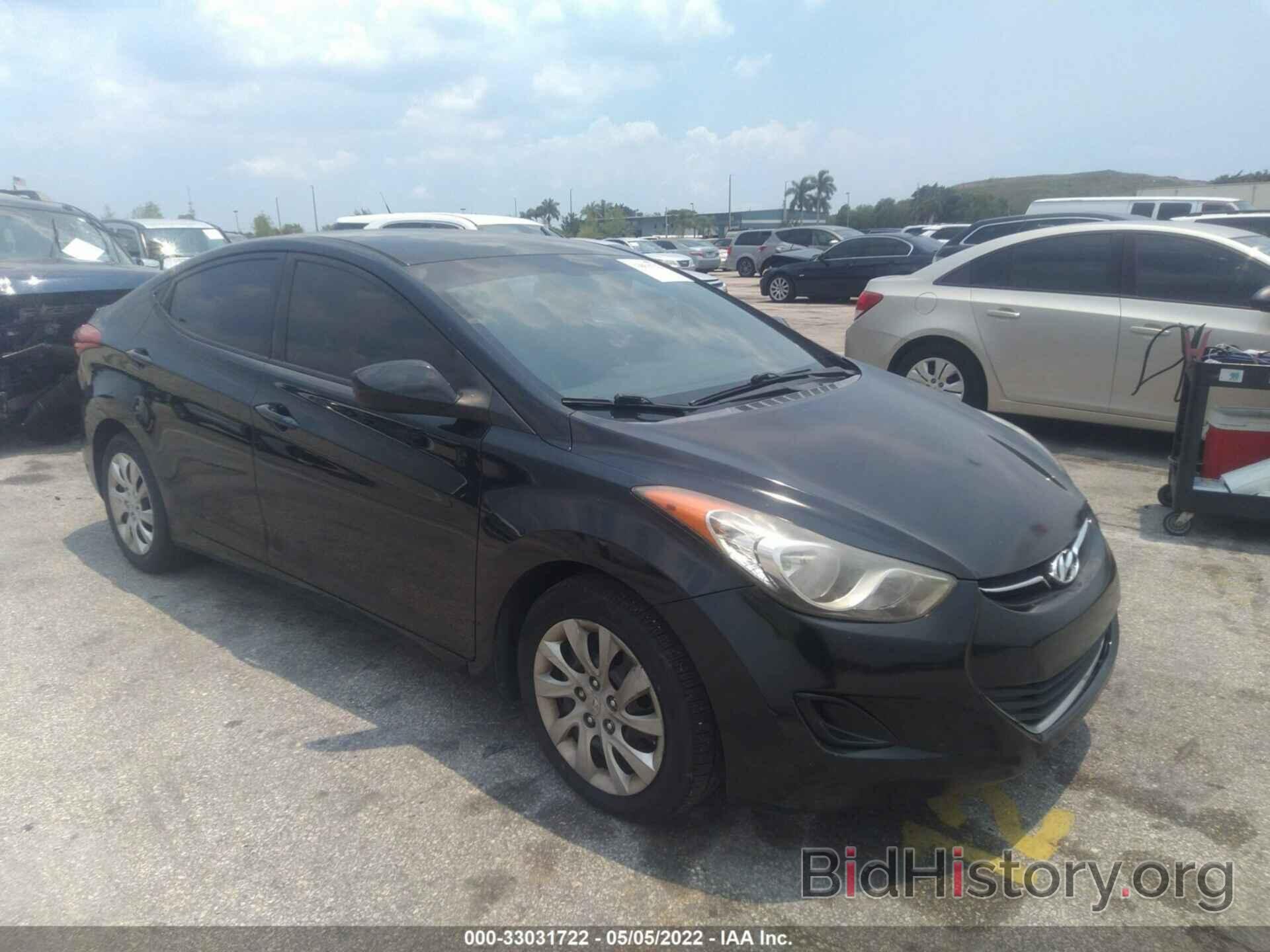 Photo 5NPDH4AE3CH072569 - HYUNDAI ELANTRA 2012