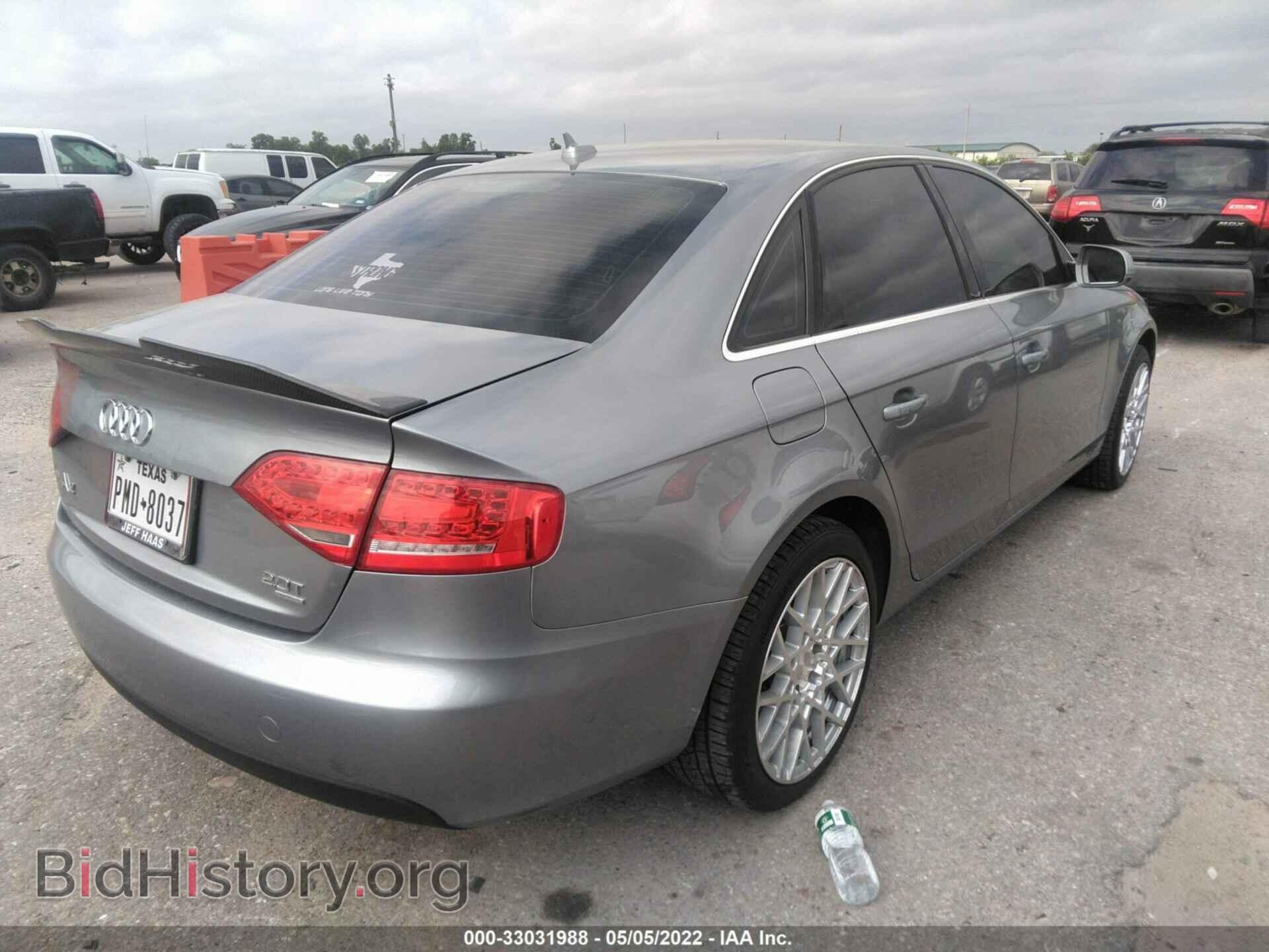 2010 AUDI A4 - VIN: WAUFFAFL2AN044499 - Photo 4