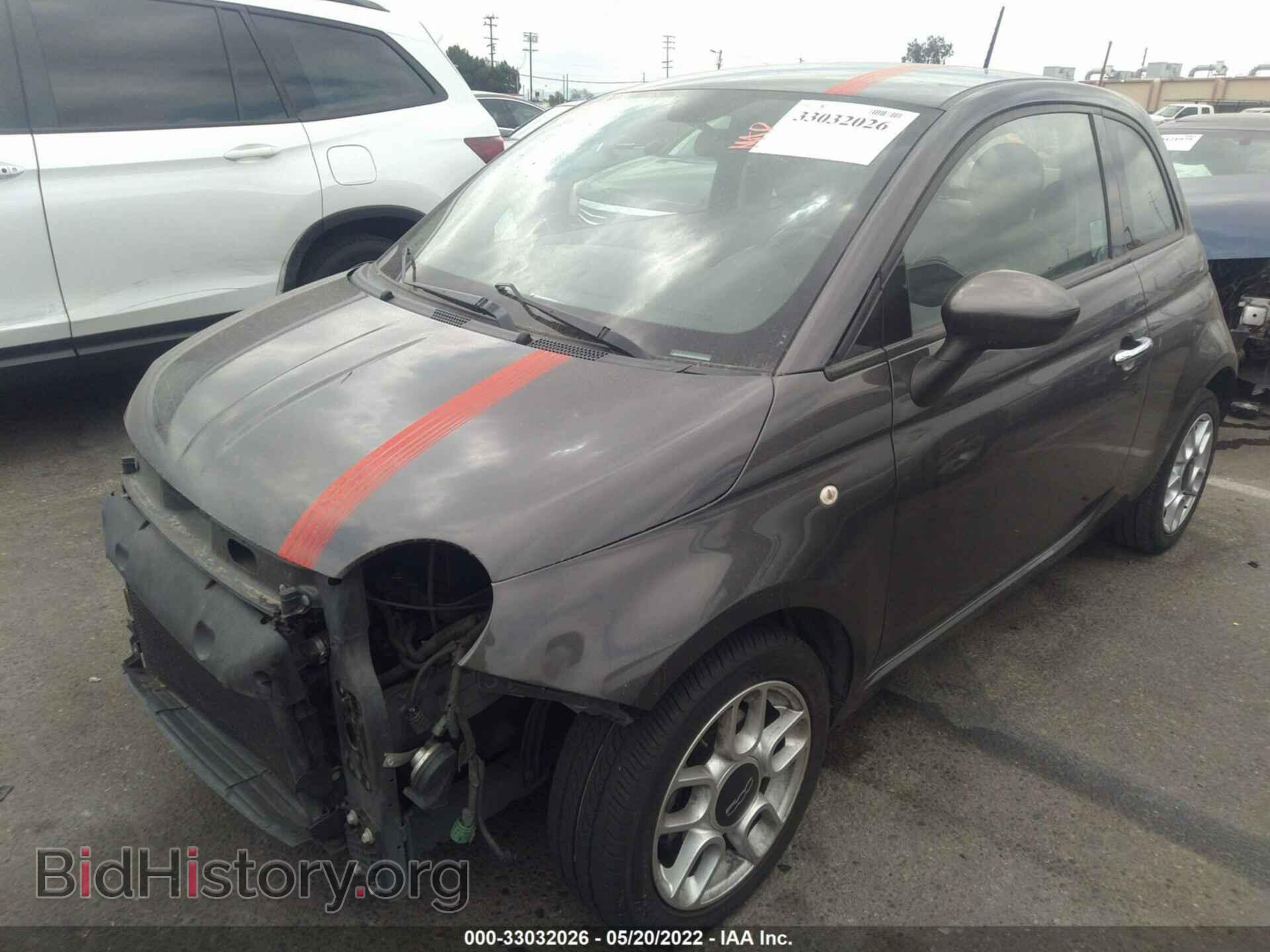 2015 FIAT 500 - VIN: 3C3CFFAR8FT586068 - Фото 2
