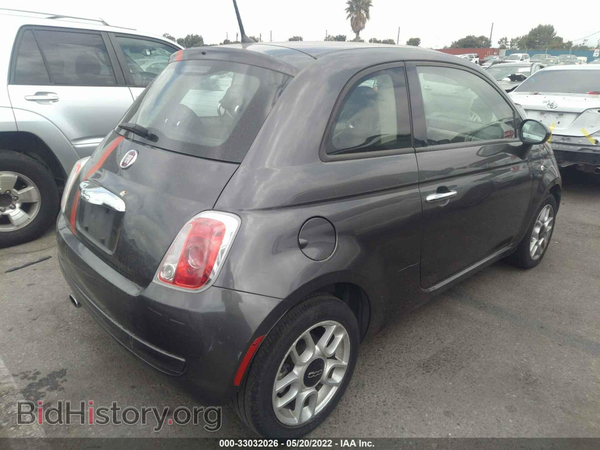 2015 FIAT 500 - VIN: 3C3CFFAR8FT586068 - Фото 4