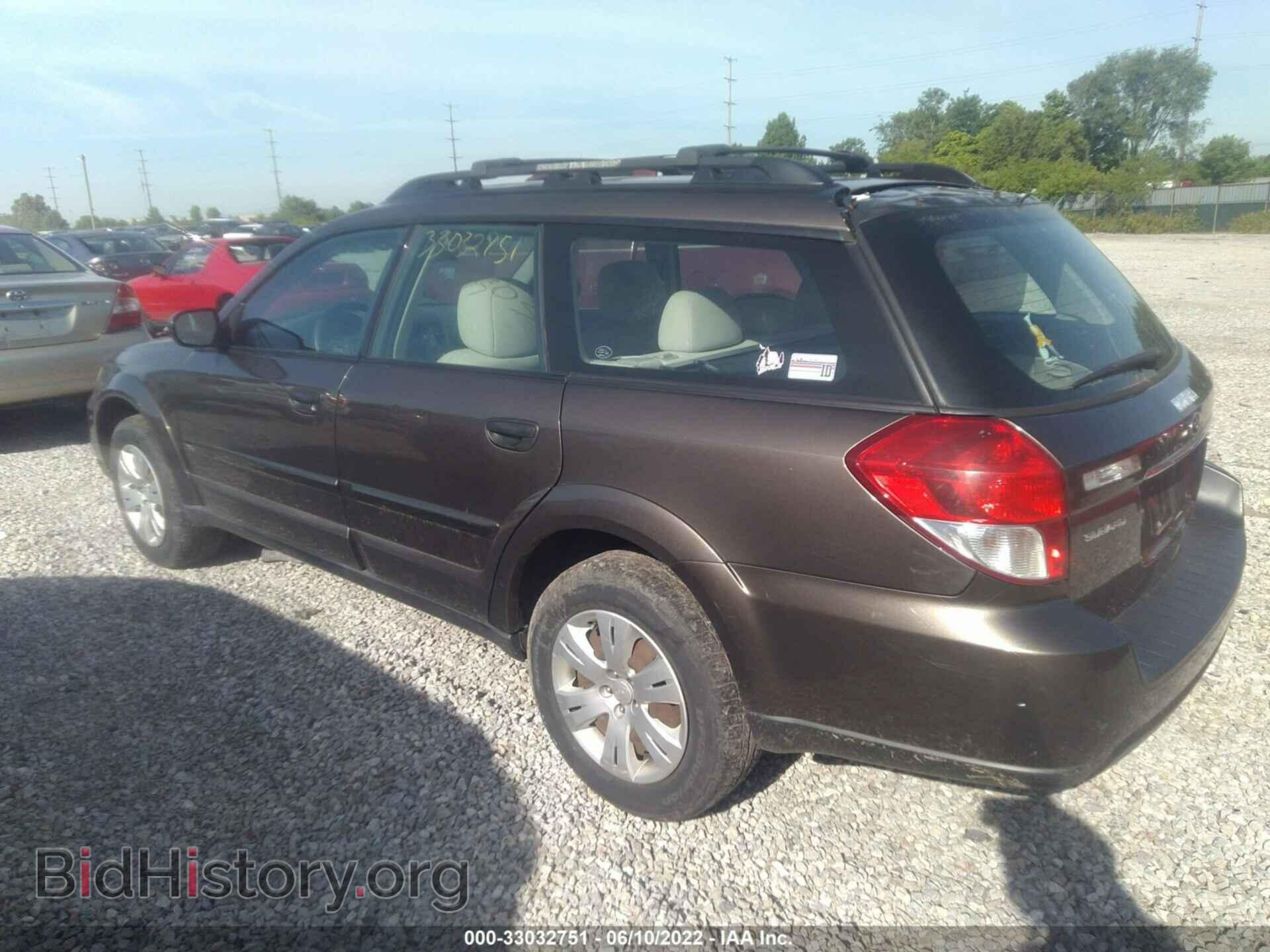 2009 SUBARU OUTBACK - VIN: 4S4BP60C797326878 - Photo 3