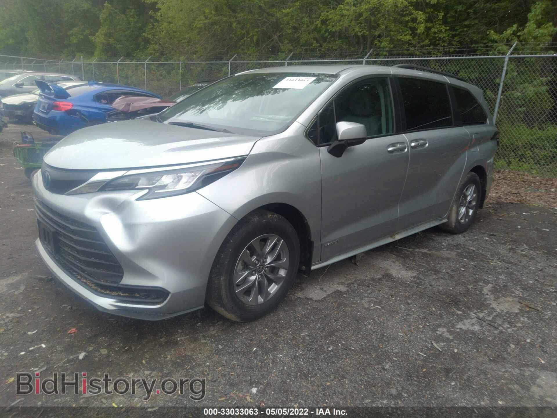 2021 TOYOTA SIENNA - VIN: 5TDBRKEC6MS031494 - Фото 2