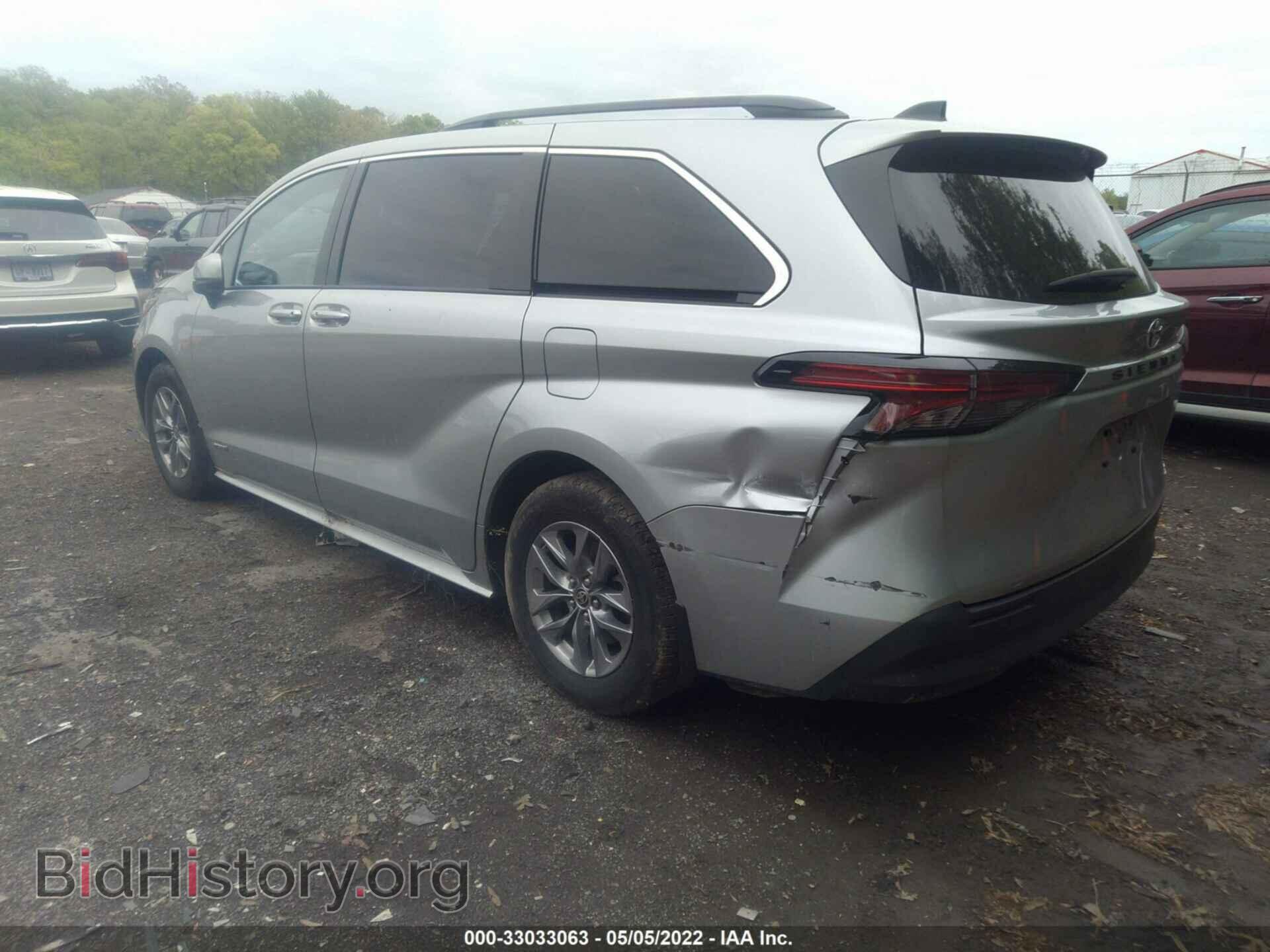 2021 TOYOTA SIENNA - VIN: 5TDBRKEC6MS031494 - Фото 3