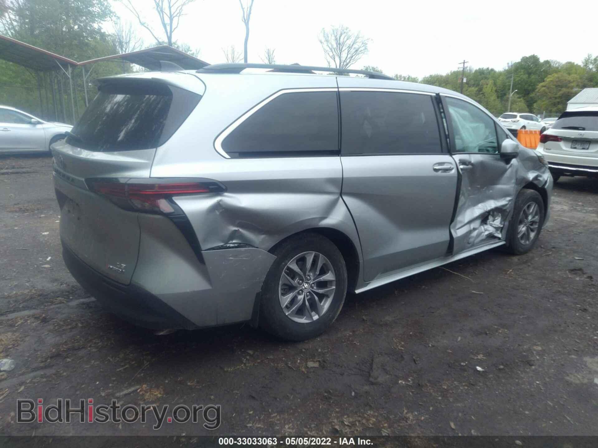 2021 TOYOTA SIENNA - VIN: 5TDBRKEC6MS031494 - Фото 4