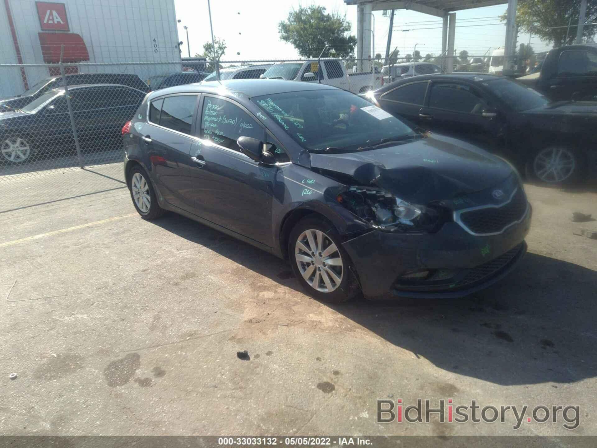 Photo KNAFX5A87F5300943 - KIA FORTE 5-DOOR 2015