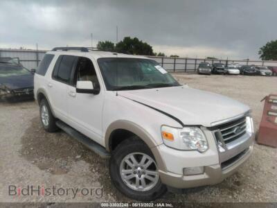 2010 Ford EXPLORER Eddie Bauer, white — VIN 1FMEU7EE3AUA40442, IAAI