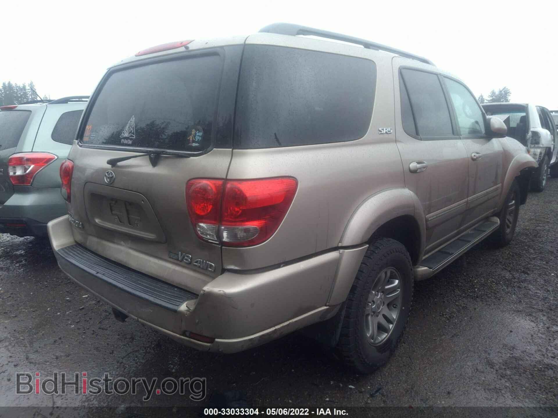 2007 TOYOTA SEQUOIA - VIN: 5TDBT44A27S280621 - Фото 4