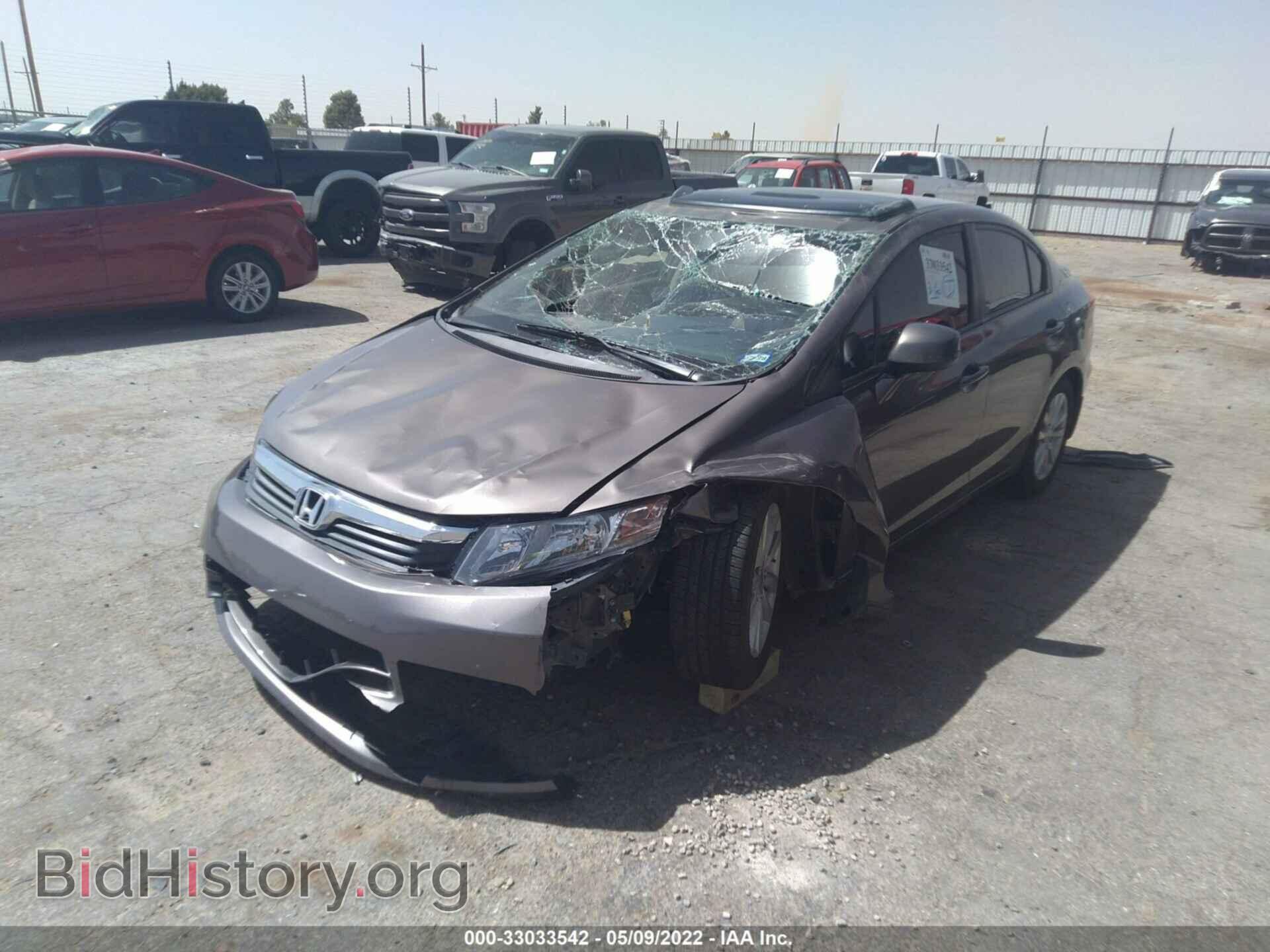 2012 HONDA CIVIC SDN - VIN: 2HGFB2F99CH515568 - Фото 2