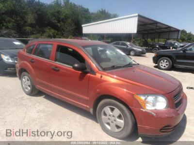 2008 Dodge CALIBER SE, orange — VIN 1B3HB28B88D585768, IAAI
