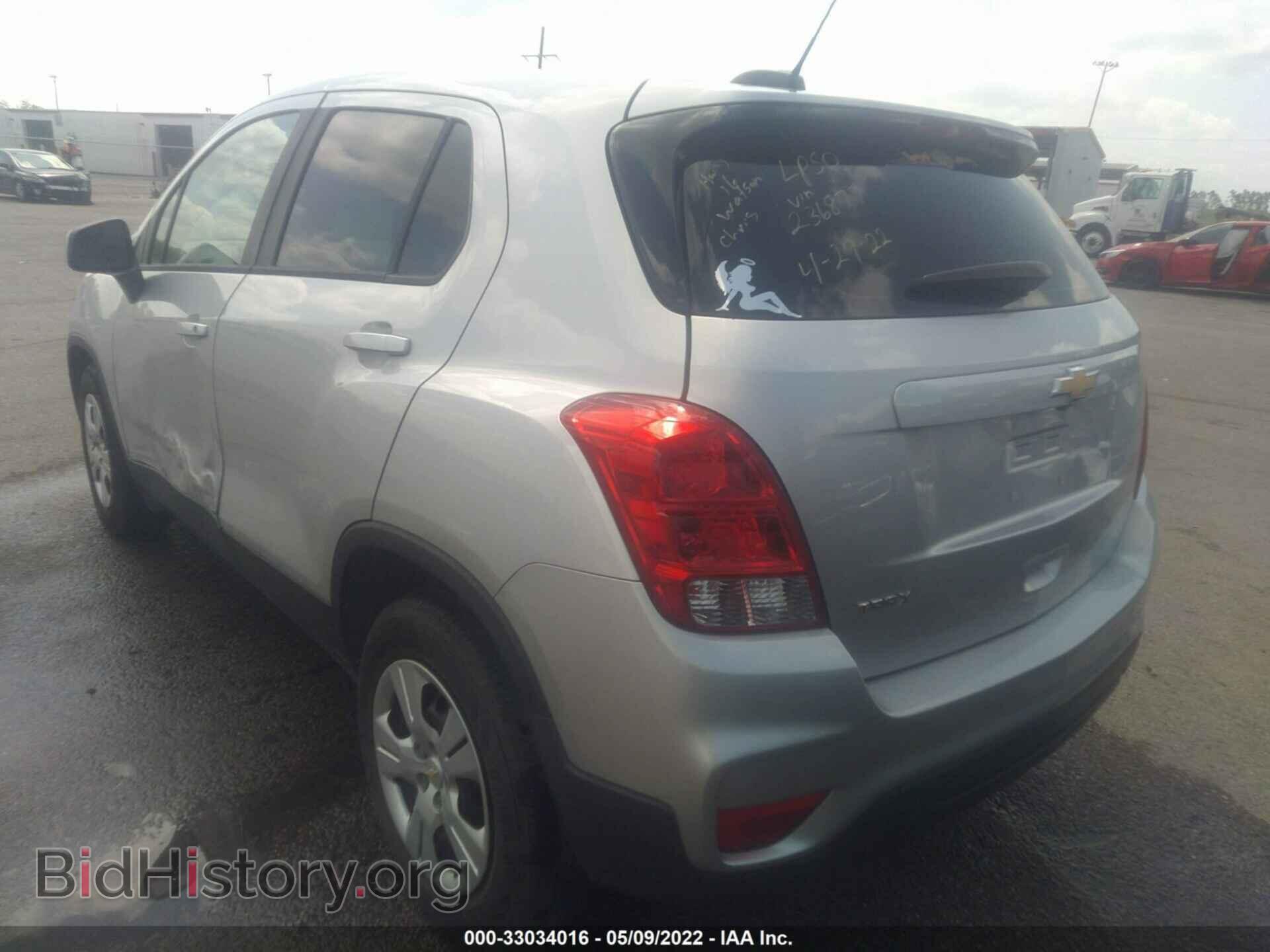 2017 CHEVROLET TRAX - VIN: KL7CJKSB4HB236877 - Фото 3