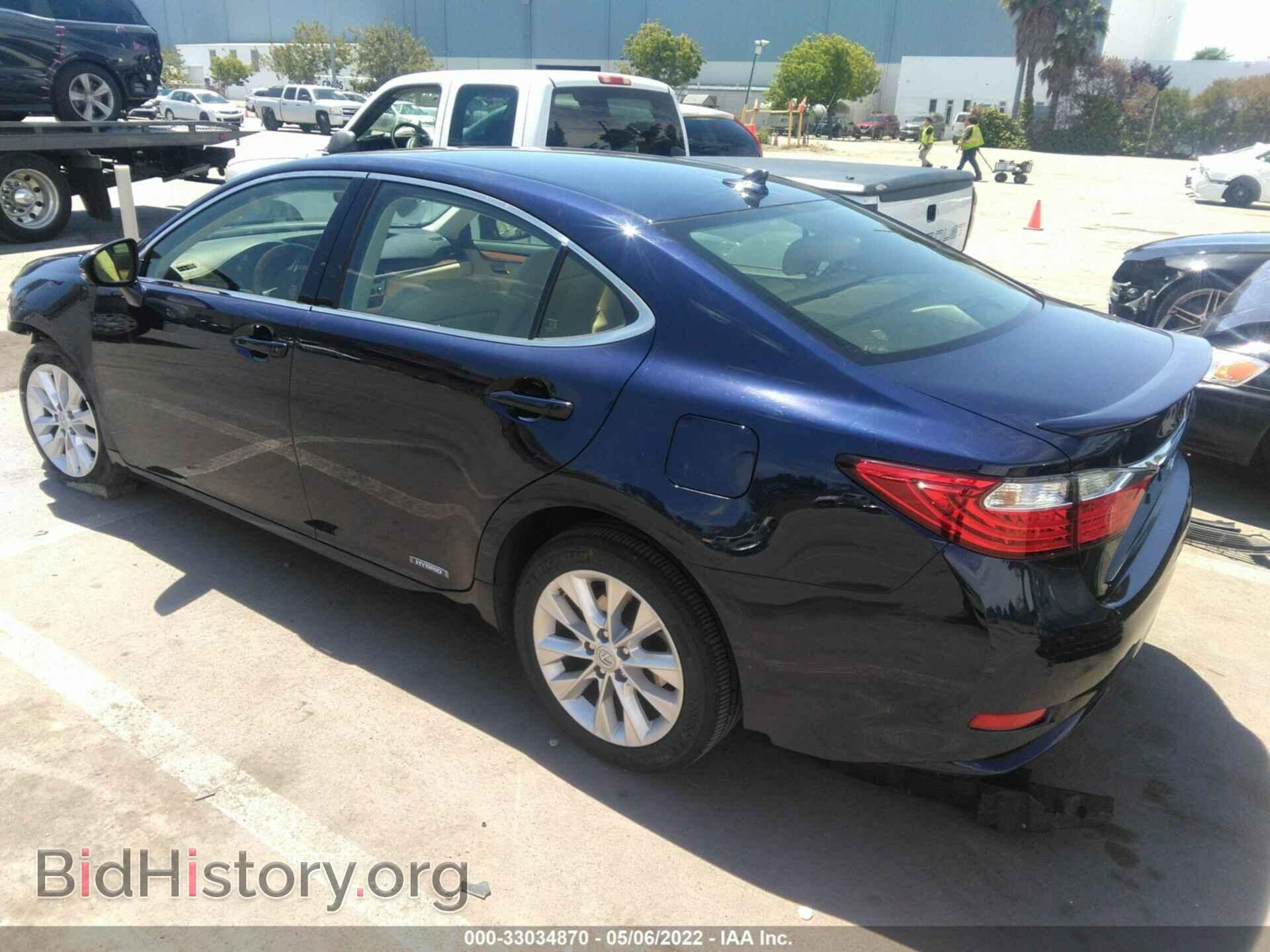 2014 LEXUS ES 300H - VIN: JTHBW1GG0E2070592 - Фото 3