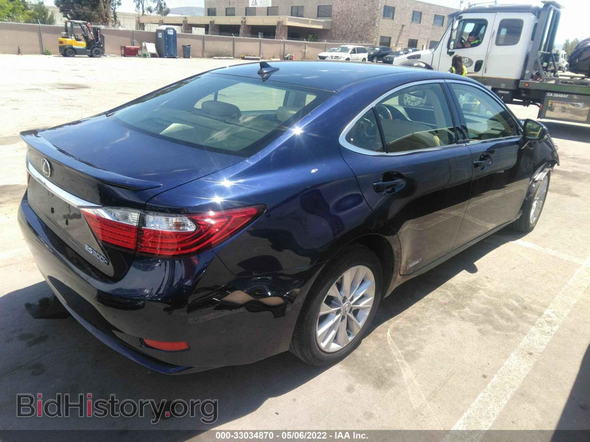 2014 LEXUS ES 300H - VIN: JTHBW1GG0E2070592 - Фото 4