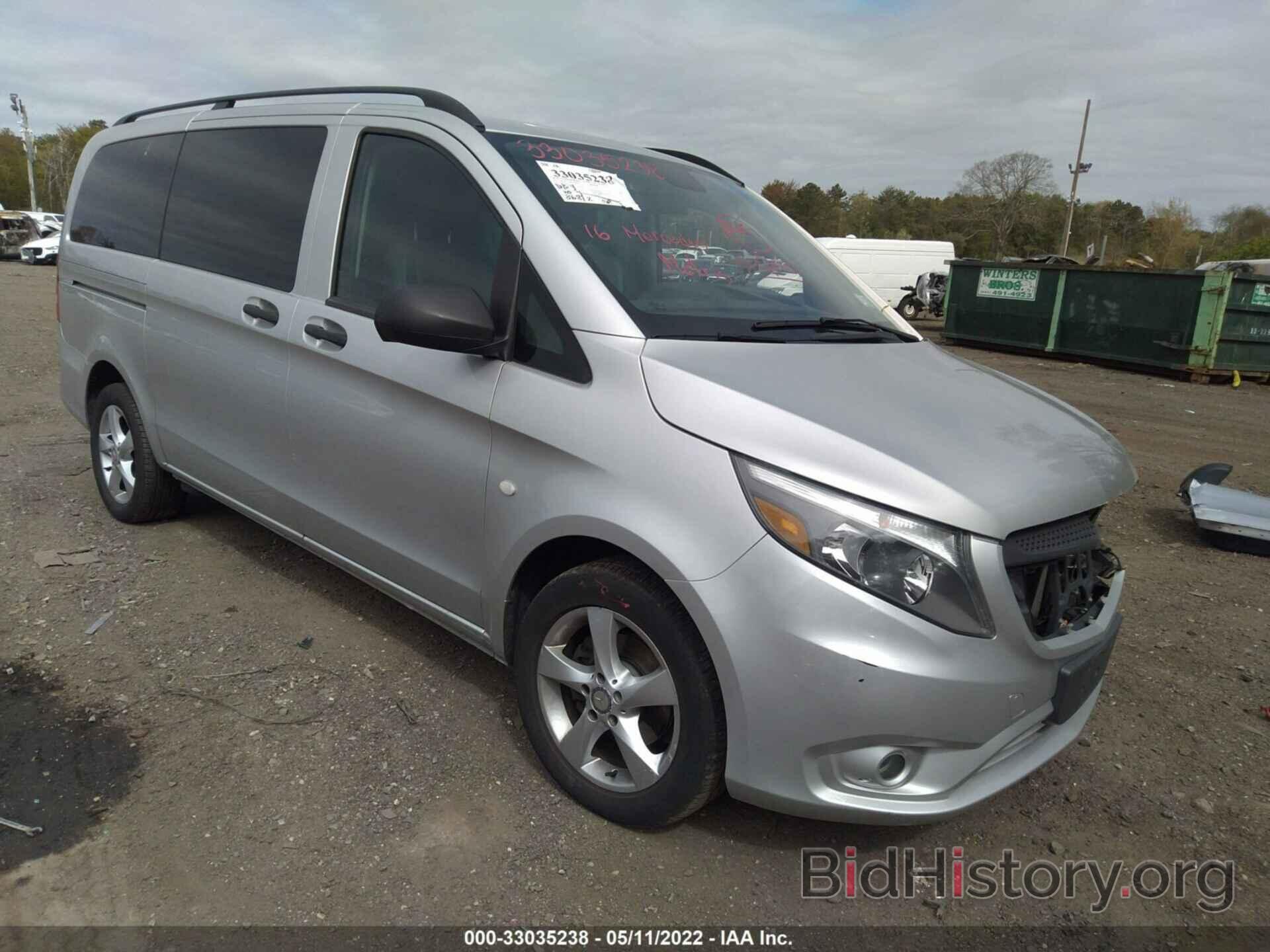 Photo WD4PG2EE2G3134291 - MERCEDES-BENZ METRIS PASSENGER VAN 2016