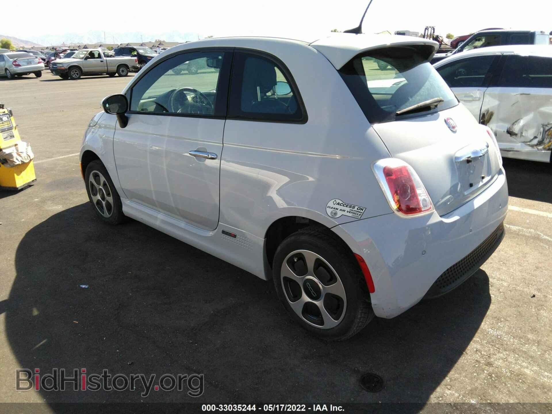 2017 FIAT 500E - VIN: 3C3CFFGE7HT625160 - Фото 3